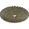 Ekena Millwork Eryn Ceiling Medallion (Fits Canopies up to 4"), 24 3/4"OD x 3 1/4"ID x 1 7/8"P, Witch Hazel Crackle CM24ENWHC - alternate 3